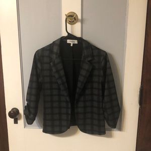 Plaid blazer